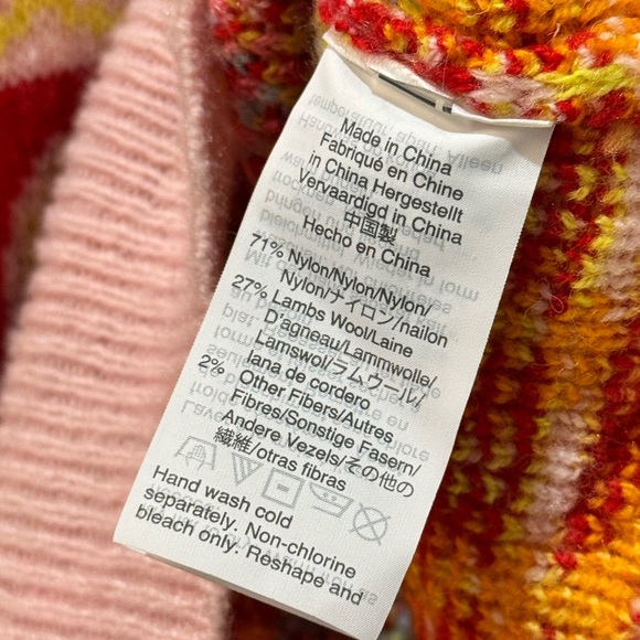 Crewcuts by J. Crew Multicolor Candy Fair Isle Girls Sweater 12 - Picture 8 of 10